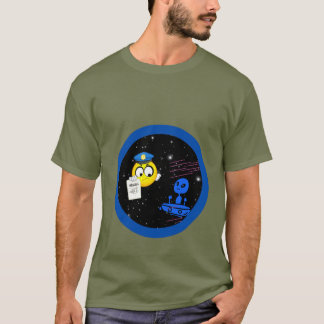 T-shirt Conception de la police spatiale