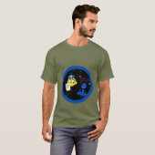 T-shirt Conception de la police spatiale (Devant entier)