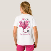 T-shirt Conception de la Saint-Valentin pour guérir les cœ (Dos entier)