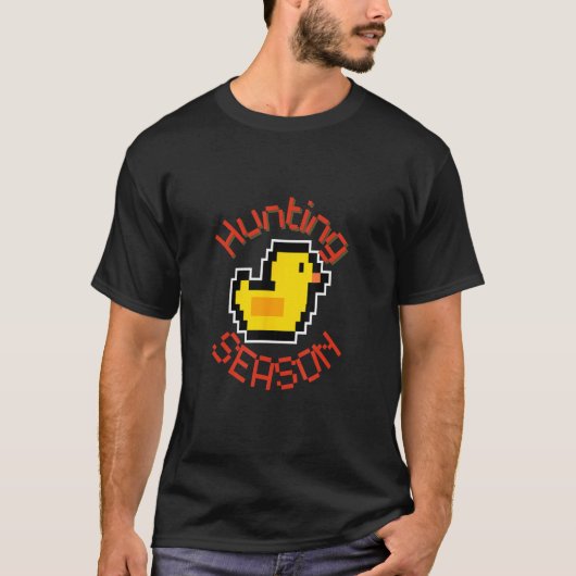 T-shirt Conception de la saison de chasse au canard rétro (Devant)