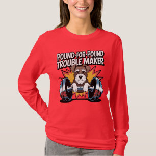 T-shirt Conception de la salle de sport Schnauzer de l'ing