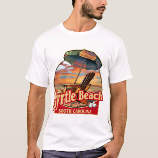 T-shirt Conception de la scène de Myrtle Beach SC