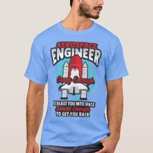T-shirt Conception de la science des fusées pour un ingéni