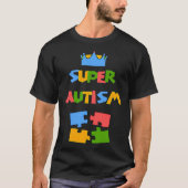 T-shirt Conception de la Sensibilisation sur l'autisme Sup (Devant)