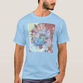 T-shirt Conception de la teinture de lacet (Devant)