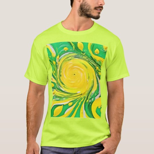 T-shirt Conception de la tornade citron (Devant)