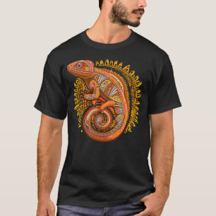 T-shirt Conception de la tribu ethnique Iguana