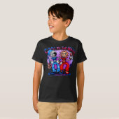 T-shirt Conception de la violation de sécurité Fnaf (Devant entier)