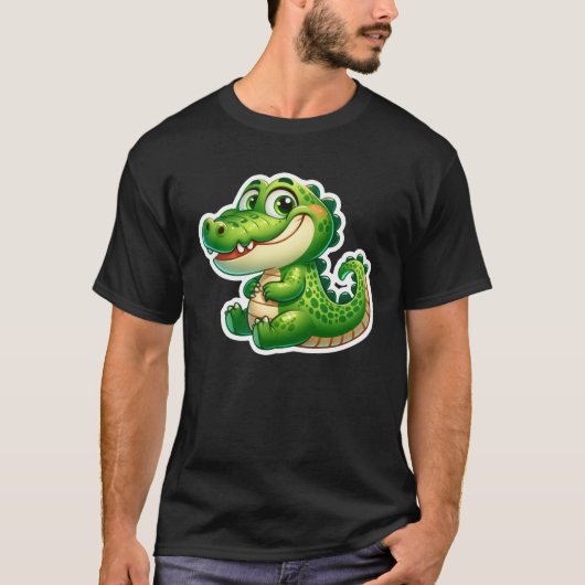 T-shirt Conception de l'alligator (Devant)