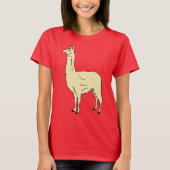 T-shirt Conception de lama mignon #1 (Devant)