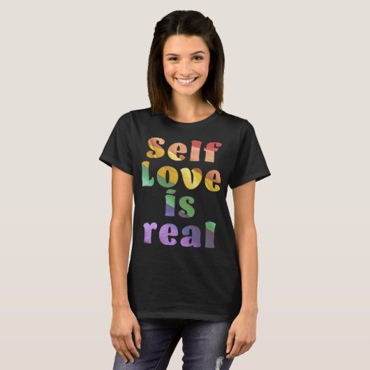 T-shirt Conception de l'amour-propre (Devant entier)