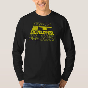 T-shirt Conception de l'arrière de l'espace de développeur
