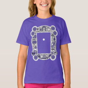 T-shirt Conception de l'art gribouillé de FRIENDS™ encadré