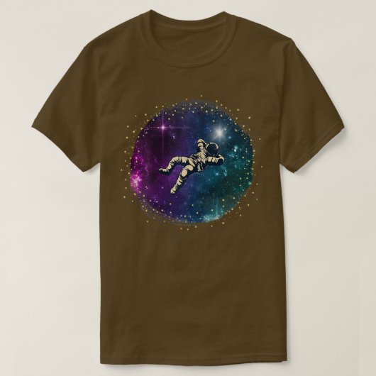 T-shirt Conception de l'astronaute spatiale (Design devant)
