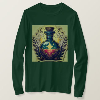 T-shirt Conception de l'autocollant de bouteille de potion