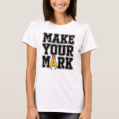 T-shirt Conception de l'école Faites Votre Marque (Devant)