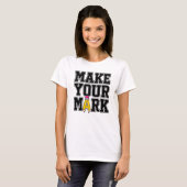 T-shirt Conception de l'école Faites Votre Marque (Devant entier)