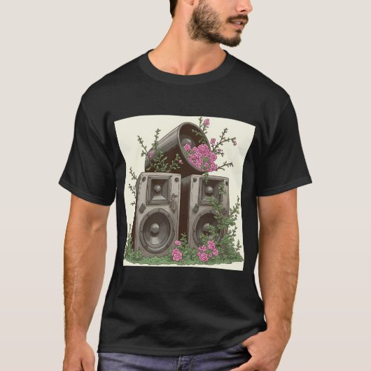 T-shirt Conception de l'enceinte botanique - Overgrown Aud (Devant)