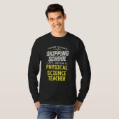 T-shirt Conception de l'enseignant en sciences physiques - (Devant entier)