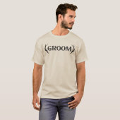T-shirt Conception de l'enterrement de vie de garçon pour (Devant entier)