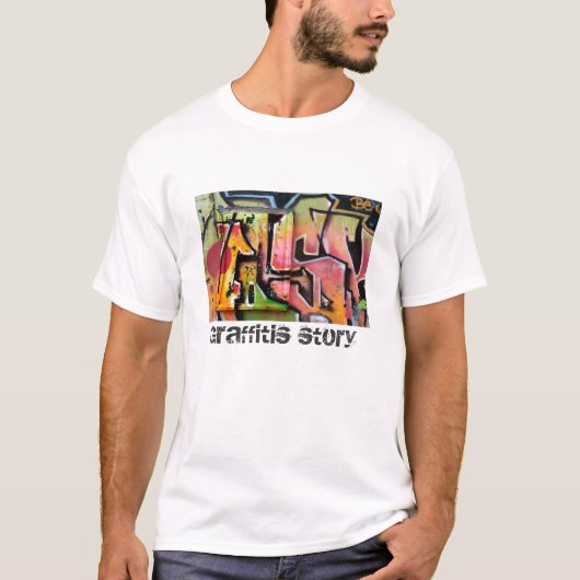 T-shirt Conception de l'histoire Graffitis (Devant)