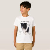T-shirt Conception de l'historique des bordures (Devant entier)