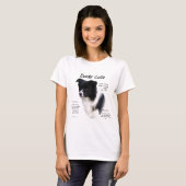 T-shirt Conception de l'historique des bordures (Devant entier)