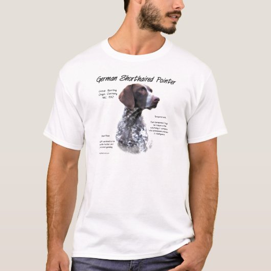 T-shirt Conception de l'historique des pointeurs courts al (Devant)