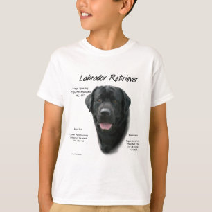 T-shirt Conception de l'historique du Labrador Retriever (
