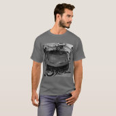 T-shirt Conception de l'huile de Trib Bw (Devant entier)