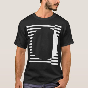 T-shirt conception de lignes géométriques