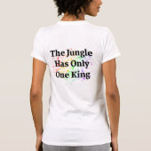 T-shirt conception de lion (Dos)