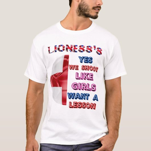 T-shirt Conception de Lioness Soutien à l'équipe (Devant)