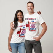 T-shirt Conception de Lioness Soutien à l'équipe (Unisexe)