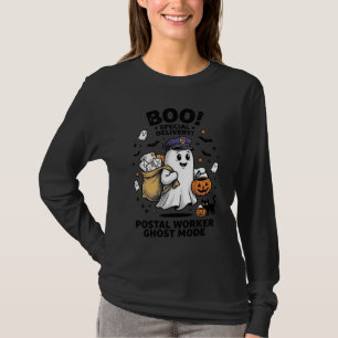 T-shirt Conception de livraison d'Halloween en mode fantôm