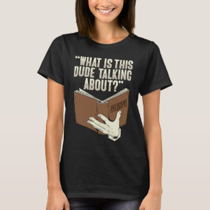 T-shirt Conception de livres philosophiques pour un étudia