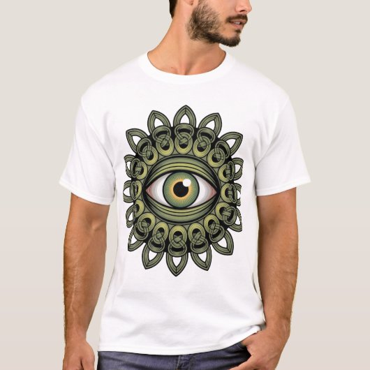 T-shirt conception de l'œil (Devant)