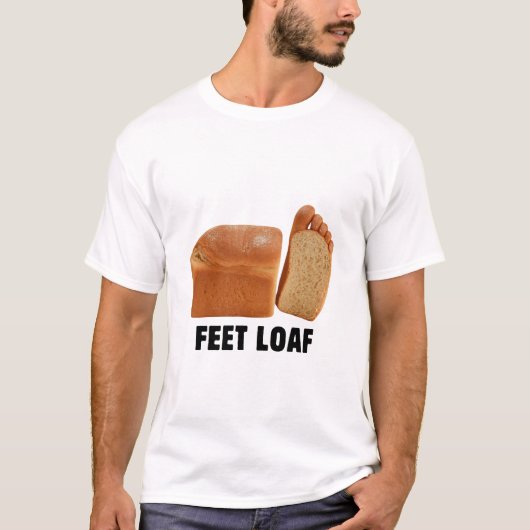 T-shirt Conception de logo Bread Brainrot Pain Noir Texte (Devant)