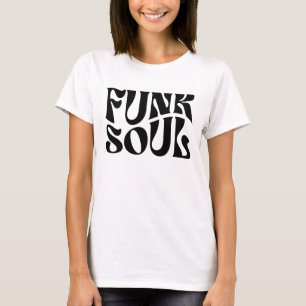 T-shirt Conception de logo de musique rétro Funk Soul