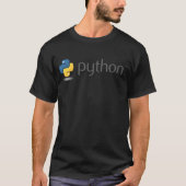 T-shirt Conception de logo de python (Devant)