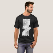 T-shirt conception de logo gras drum and bass (Devant entier)