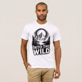 T-shirt Conception de logo Into the Wild (Devant entier)
