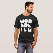 T-shirt Conception de logo modernisme gras (Devant entier)