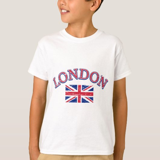 T-shirt Conception de Londres Union Jack (Devant)