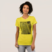 T-shirt Conception de loup d'hurlement (Devant entier)