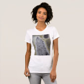 T-shirt Conception de loup d'hurlement (Devant entier)