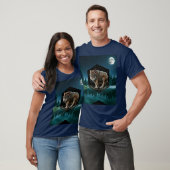 T-shirt Conception de loup inhabituelle (Unisexe)