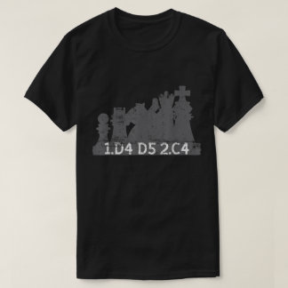 T-shirt Conception de l'ouverture d'échecs du Gambit de la