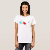 T-shirt Conception de lunettes 3D (Devant entier)