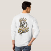 T-shirt Conception de luxe Couronne d'Or Sans Limites (Dos entier)